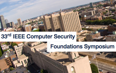 33rd IEEE Computer Security Fondations Symposium, June 22-25, 2020 - Virtual Conference