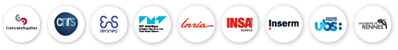 Logos des tutelles IRISA citées ci-dessus